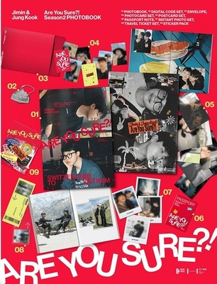 BTS Jimin x Jung Kook  Are You Sure?! Season2  PHOTOBOOK