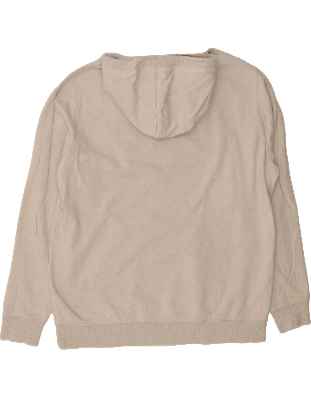 OFF WHITE PENGUIN maglione uomo con cappuccio XL bianco sporco cotone CZ43