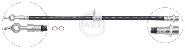 A.B.S. Bremsschlauch SL 1340 FüR Toyota Corolla NRE210 Vvti ZRE210 Hybrid ZWE211-image