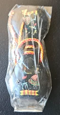 ARAGON, SPAIN TOURIST SOUVENIR, REAL WOOD CASTANETS. HAND PAINTED DANCING SCENE