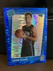2021 Donruss Optic Basketball Blue Pulsar Jalen Suggs #179 PSA 7.5