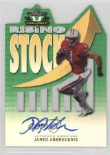 2014 Leaf Valiant Rising Stock Auto Jared Abbrederis #RS-JA2 Auto 0af