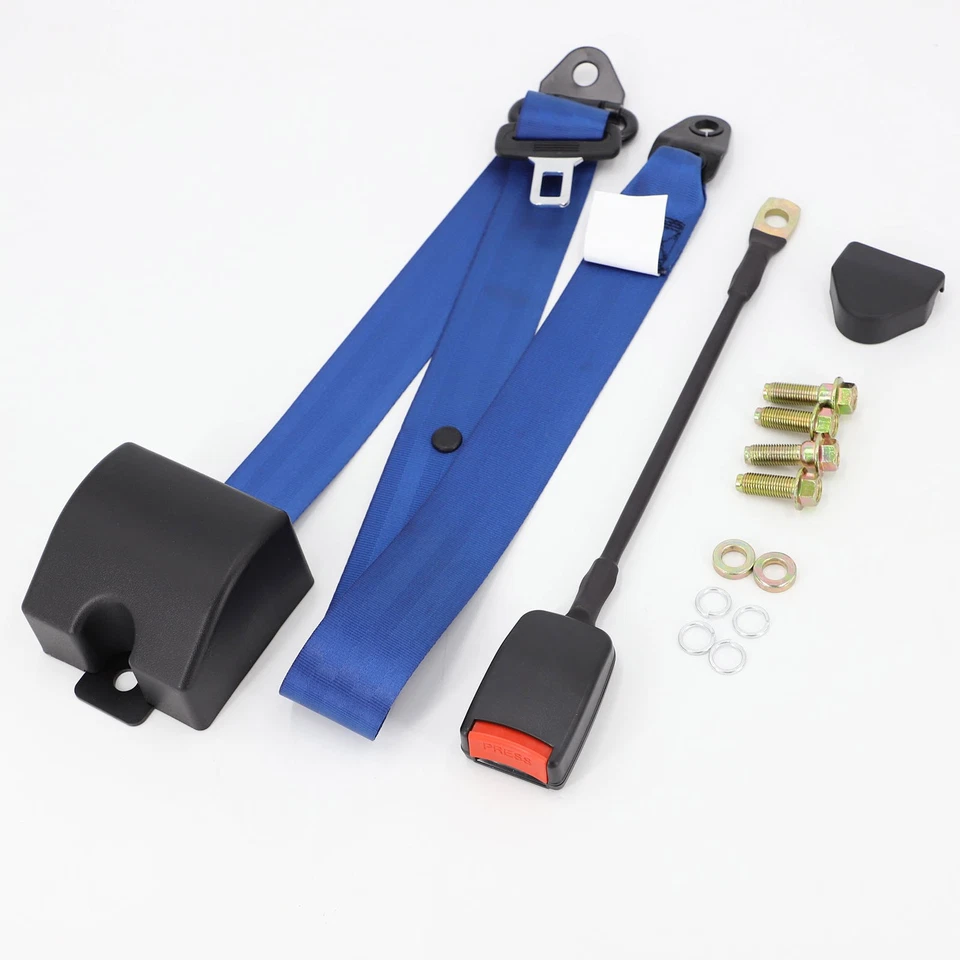 2Pcs Front 3 Point  Seat Belts Easy Install Replacement Kit For All Fiat - Image 2 of 4