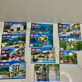 lego city manual lot 60140,60139, 60176, 60163,60092,60117,60171,60158