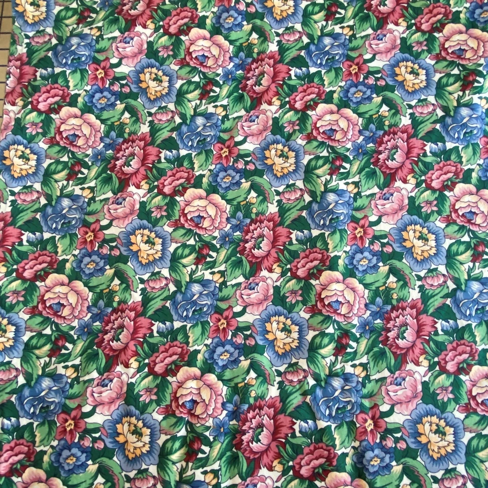 Tela floral de algodón de peso pesado para decoración del hogar empacada de 2 años Foto 4 de 4