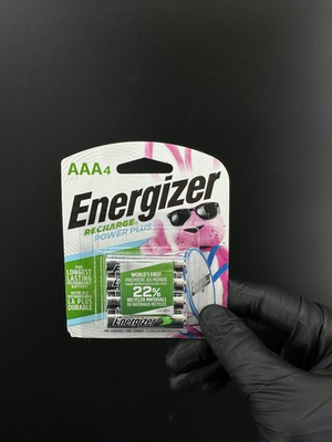 #ad Power Plus 4 Pack AAA Rechargeable Batteries with 800mAh Capacity Eco Friendly $14.99