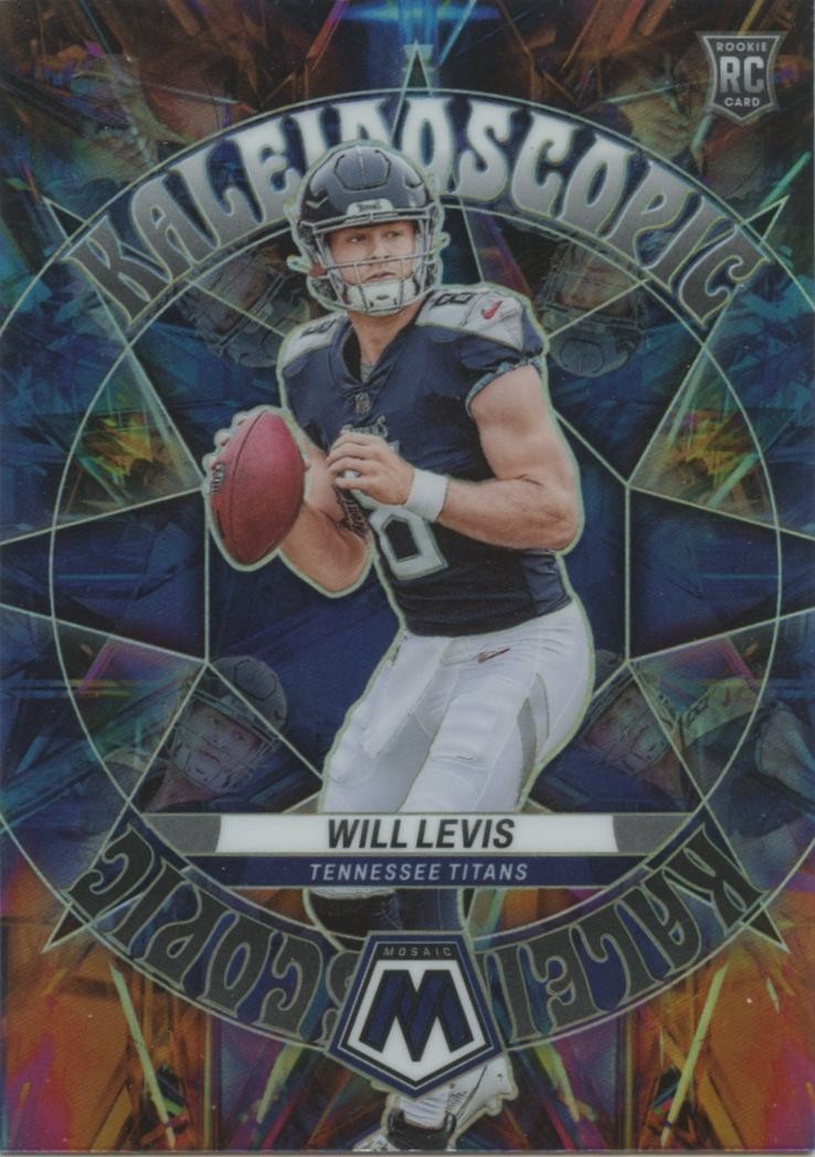 Will Levis 2023 Mosaic Kaleidoscopic SSP CASE HIT Rookie RC Tennessee Titans