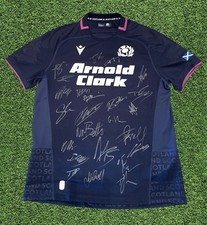 Scotland Rugby 2026 - Signed Squad Shirt - INC  Russell, Tuipulotu - PROOF & COA