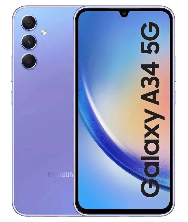 Samsung Galaxy A34 5G SM-A346B/DS Graphite 128GB Grade C UK Warranty seller