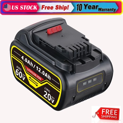 2X 12Ah 9Ah DCB609 For DEWALT FLEXVOLT 20V/60V MAX Li-Ion Battery DCB612 DCB606