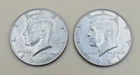 1991 P & D Kennedy Half Dollar Set (2 coins)  AVE CIRCULATED
