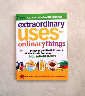 EXTRAORDINARY USES FOR ORDINARY THINGS READER'S DIGEST OVERSIZED PAPERBACK NEW