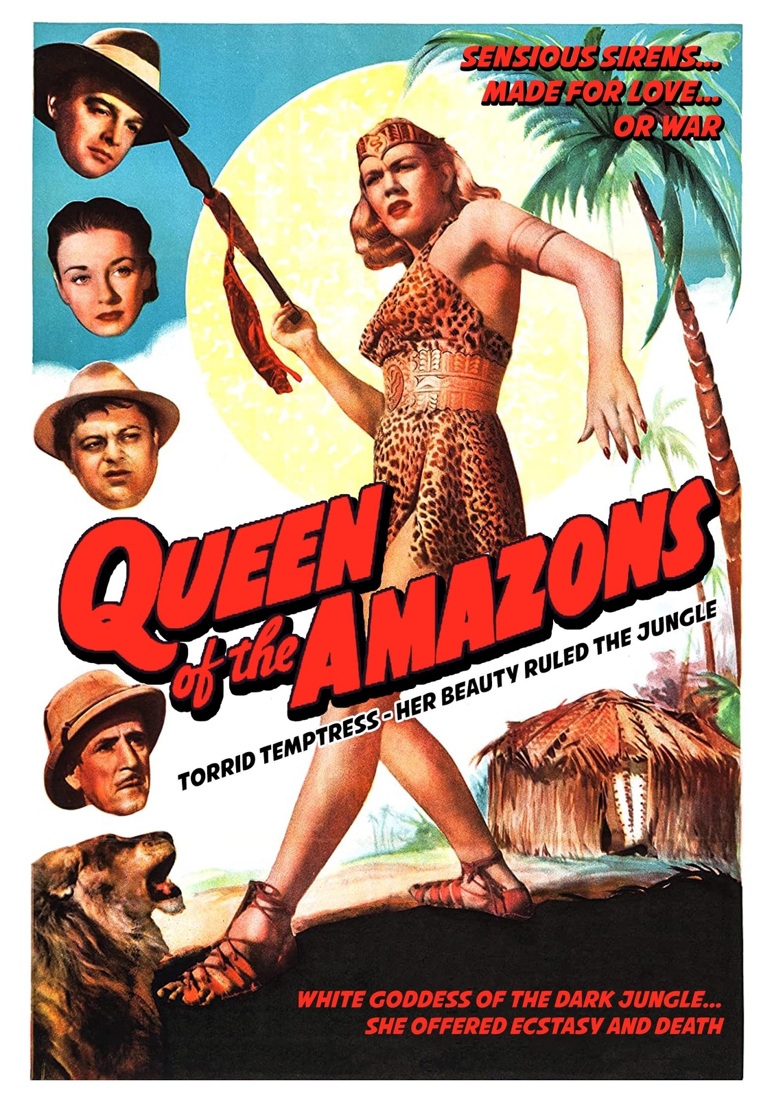 Queen Of The Amazons (DVD) Patricia Morison Robert Lowery J. Edward Bromberg