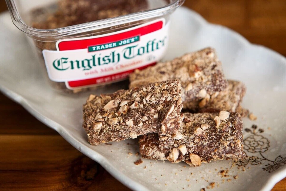 Trader Joe's English Toffee with Milk Chocolate 8 oz - Image 2 of 3