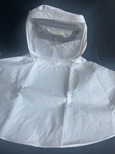 5 Count Units - Tychem AirBoss Loose Fitting PAPR Hood W/ Cape FlexAir White