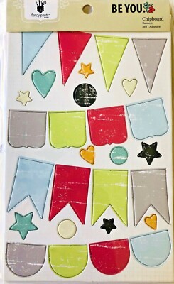 Fancy Pants Designs - Be You Banners Collection - Chipboard Shape ...