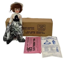 Vintage 1970s Reddi-Wip Bicentennial Doll 8" Read