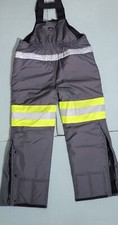 RefrigiWear Men's Freezer Edge Warm Insulated Bib Overalls with Reflective Tape