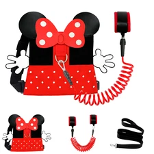 Minnie 3-in-1 Toddler Leash Harness Set-Kids Leashes Wrist Leashes for Toddlers
