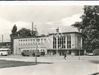 Foto PK Bahnhof S-Bahn Hennigsdorf Oranienburg Omnibus Oldtimer L1.07