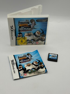 Nintendo DS NDS   Die Pinguine aus Madagascar: Dr. Seltsam kehrt zur - CIB/ PAL