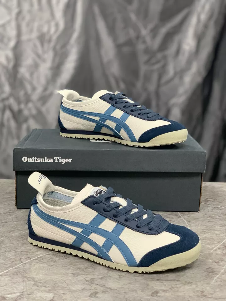 Onitsuka Tiger MEXICO 66 1183A201-118 Cream/Grey Floss Classic Unisex Sneakers - Image 2 of 4