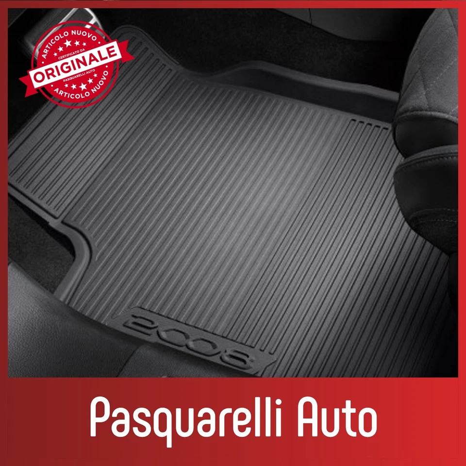SET 4 TAPPETINI IN GOMMA PEUGEOT 2008 2019> ACCESSORIO ORIGINALE NEW 1656239580 Foto 4 de 4