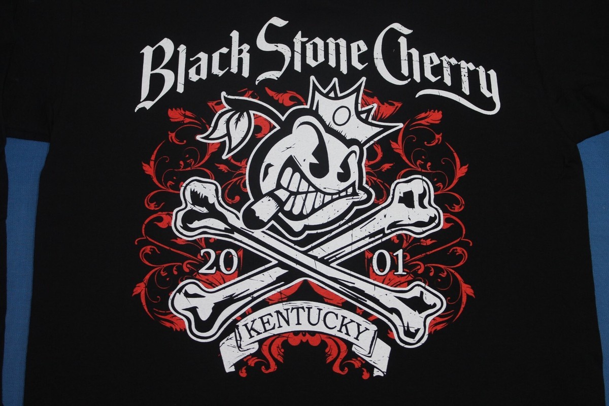 Black Stone Cherry Shirt Double Sided Southern Rock Band Black