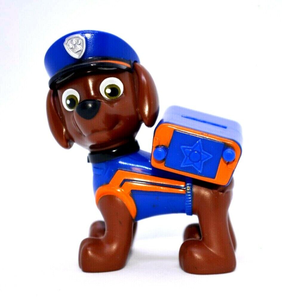 Paw Patrol Mighty Pups Zuma Figure Loose Badge Missing