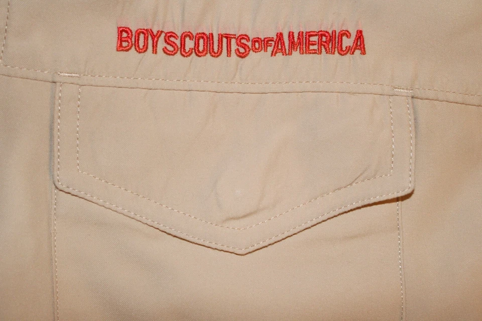 Camisa para mujer Boy Scouts of America BSA bronceada mediana ventilada pegamento de poli microfibra Foto 4 de 4