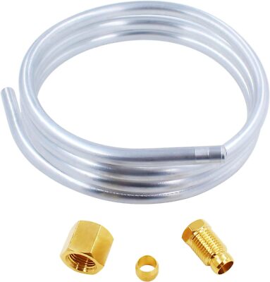 MENSI 1/4'' Aluminum Tubing with Compression Olive Fittings M10X1 Female and Male