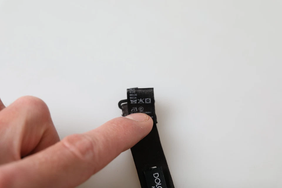 DOLCE & GABBANA Pajarita Terciopelo Negro Algodón Cuello Ajustable Hombres Papillon 340usd Foto 4 de 4