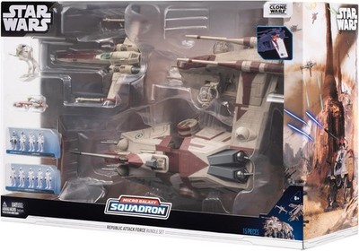 Jazwares Star Wars Micro Galaxy Squadron Republic Attack Force Bundle Set - New