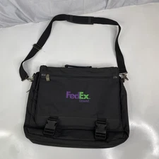 Leed's FedEx Ground Black Laptop Bag Briefcase Messenger