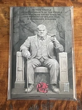 1:1 DAREDEVIL REMARK The Paint Paradigm #1 Fisk Memorial Edition Kyle Willis COA