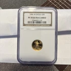 2006 W 1/10 oz American Gold Eagle Coin, NGC PF 70 Ultra Cameo.