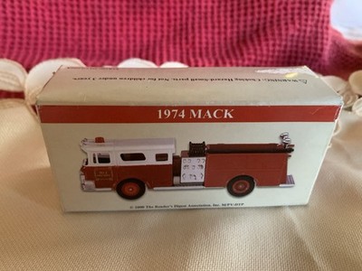 1974 Mack Firetruck Vintage Readers Digest Edition M/PV:DTP