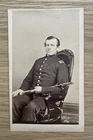 Original Armed Civil War CDV Federal 1st Lieutenant with Non-Regulation Sword