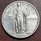 1924 Standing Liberty Quarter Ch. VF Very Fine Details Silver 25c Coin Cleaned