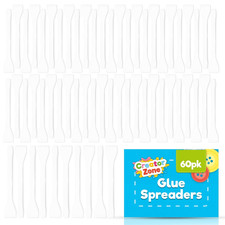 60Pk Glue Spreader Set - Flexible Non-Stick Tips for Precise Application on Wood