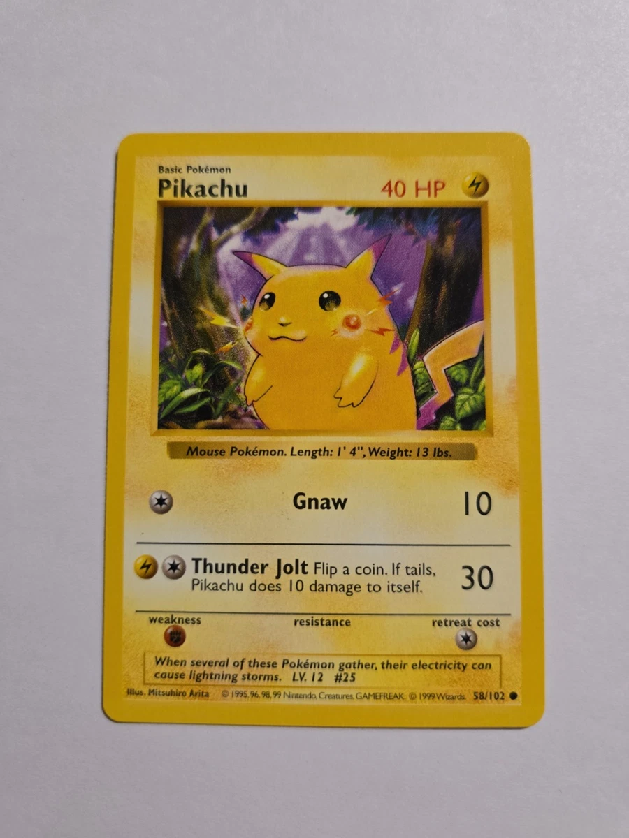 Pokémon TCG Common Base Set Collectible Individual Card Games in