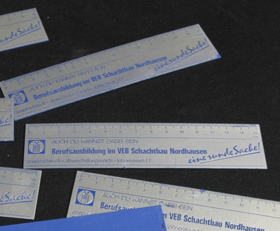 Berufsausbildung im Schachtbau Nordhausen (VEB) Werbeartikel aus Mitte der 80er
