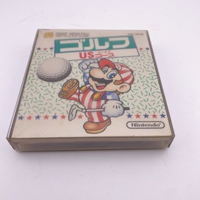 Nintendo Famicom Disk System MARIO GOLF US COURSE NES 1987 Tested ＆ Worked 01