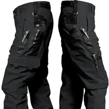 New Tactical Work Pants Men Outdoor Cargo Trousers Multi-Pocket Waterproof Pant