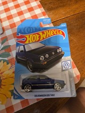 Hot Wheels Volkswagen Golf MK2 Series 1:64 Blue Diecast Car 2017 Unopened