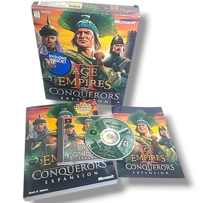 Age of Empires II Conquerors Expansion Big Box PC Game Complete Strategy Guide