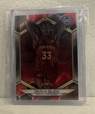 2023-24 Bowman University Best Omaha Biliew #31 Red Lava Refractor /5 (RC)