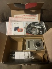 Casio EXILIM ZOOM EX-Z1080 10.1MP Digital Camera Siliver Open box unused Japan