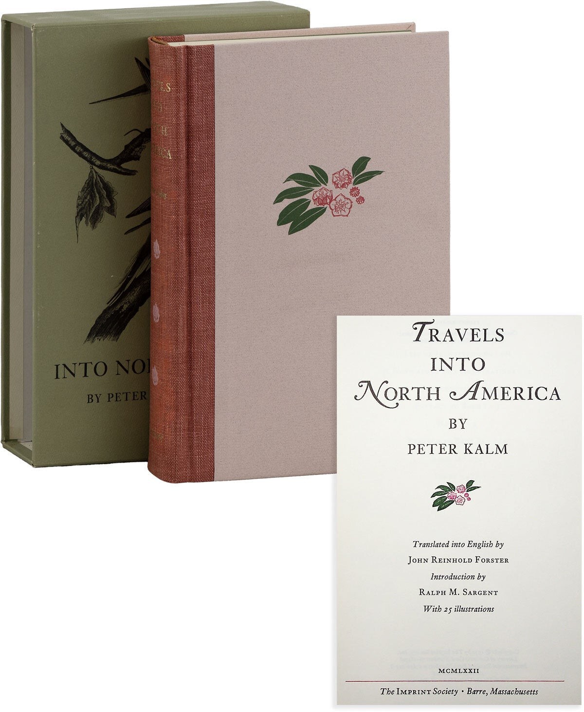 Peter Kalm - TRAVELS INTO NORTH AMERICA - 1972, Imprint Society, Fine in S/C