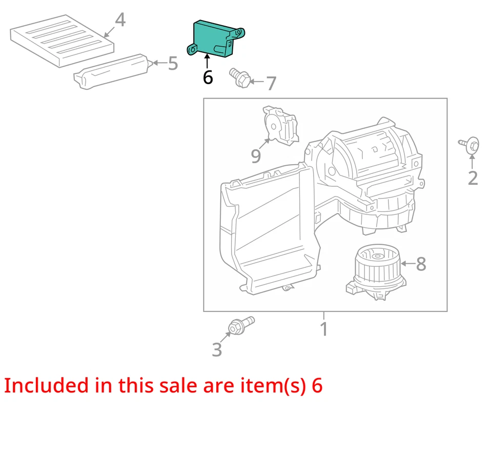 Módulo de control de temperatura 886500C321 de Toyota Tundra 2015 12148640 Foto 3 de 4